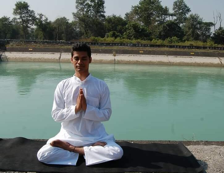  Nitin Rawat Yoga teacher by birth from Rishikesh india