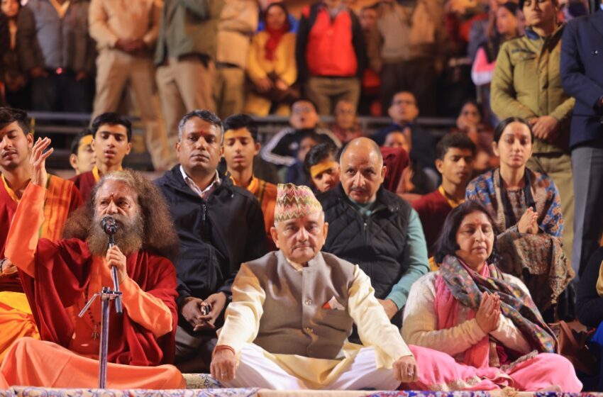  Chief of Defence Staff General Anil Chauhan visits Parmarth Niketan ashram Rishikesh