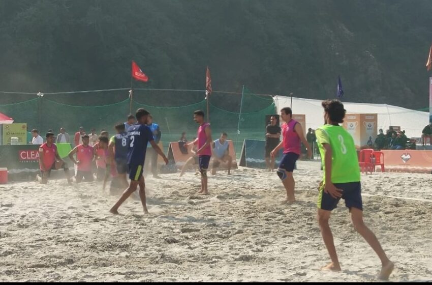  38th National games Haryana dominates in beach handball competition