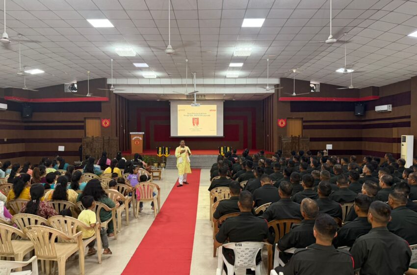  Arogyadham family delivered the message of Ayurveda and Yoga at the Sainik Sansthan in Dehradun.