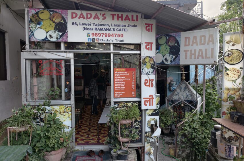  Launched During the Lockdown, ‘Dad’s Thali’ Cafe Becomes the Signature Identity of Tapovan—Offering Traditional tapovan&nbsp; Thalis Paired with Views of the Ganges and Manikoot mountain.