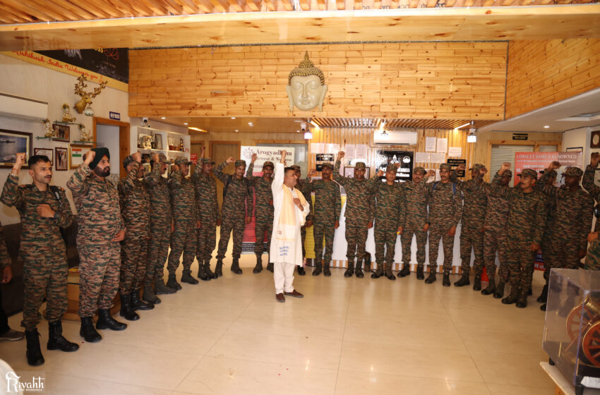  Arogyadham Rishikesh Hosts Wellness Retreat for Indian Army Jawans